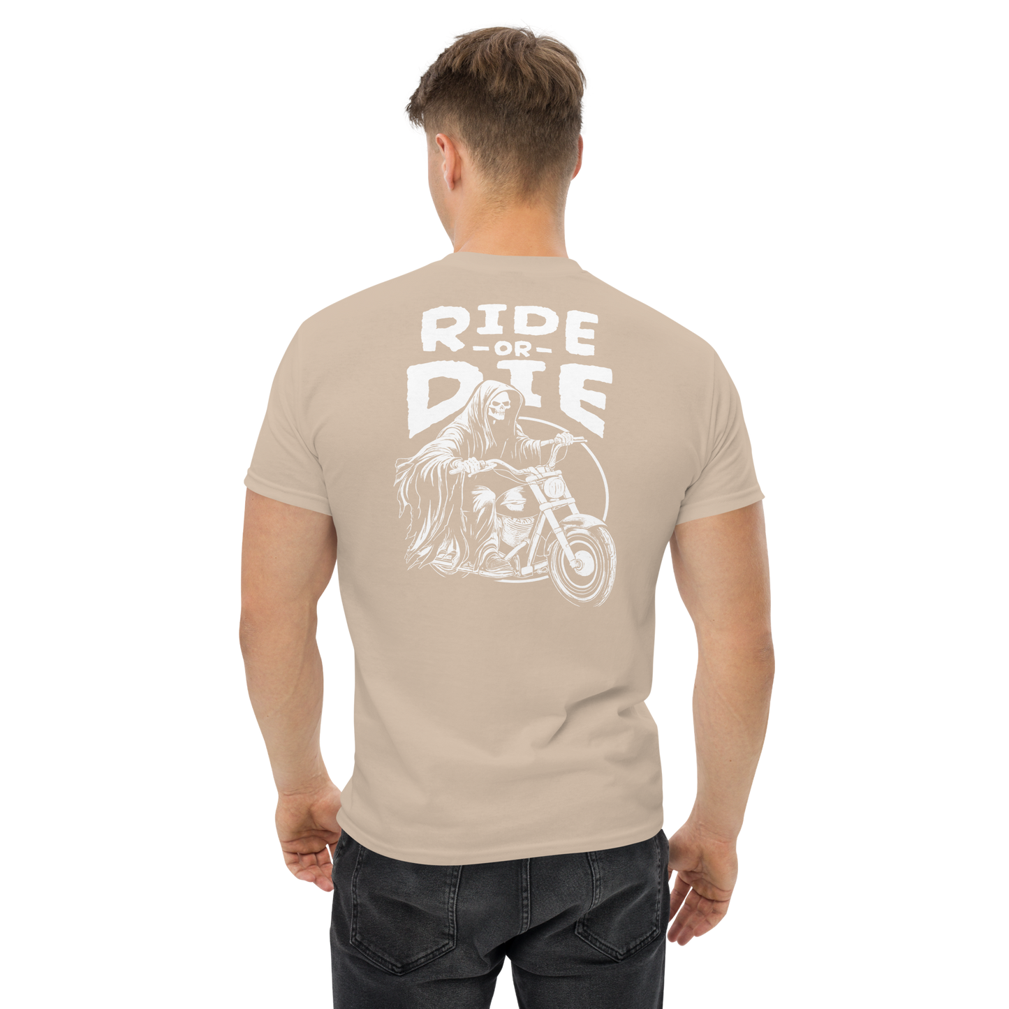 T-Shirt Ride or Die / Skull / Bike