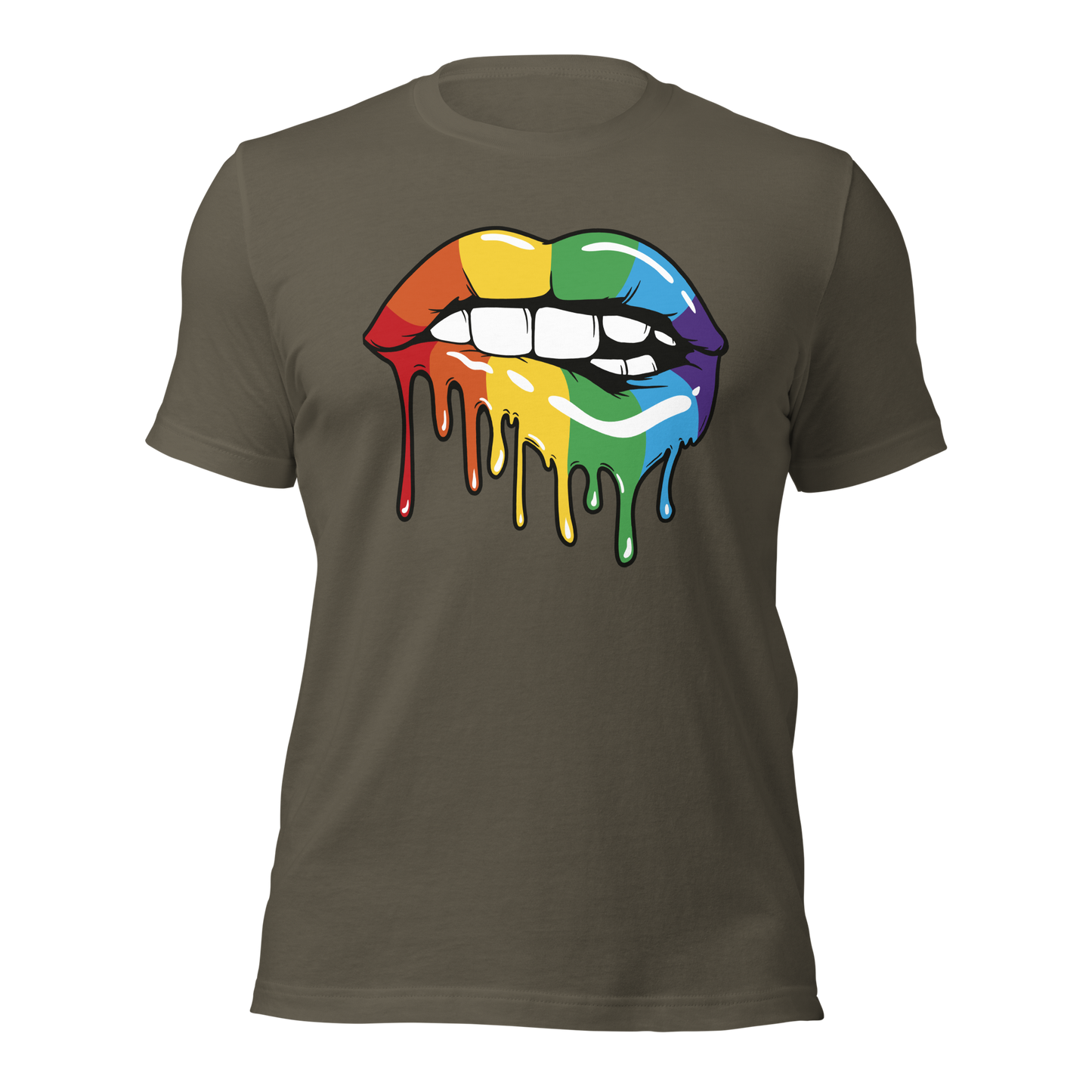T-Shirt Rainbow Lips / Lippen