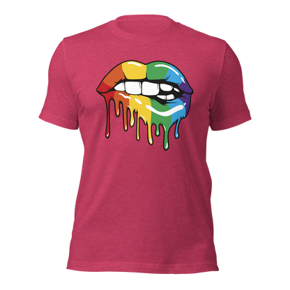 T-Shirt Rainbow Lips / Lippen