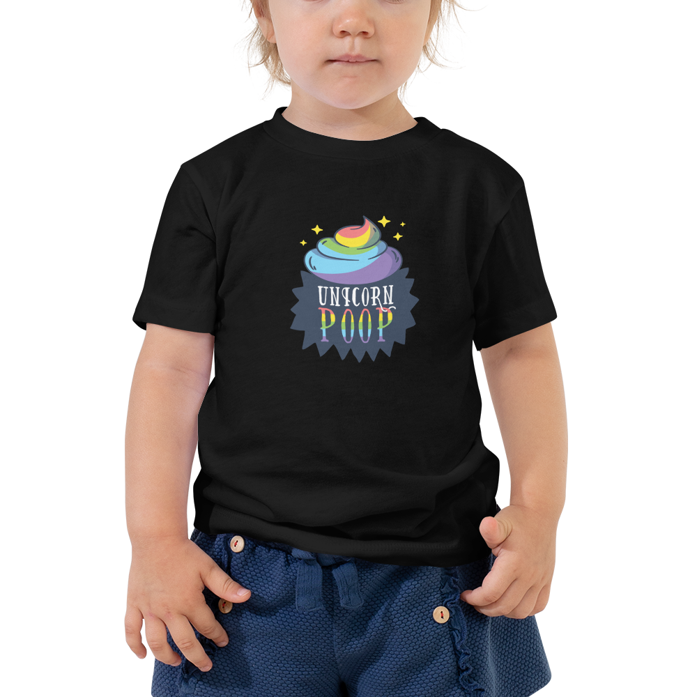 Kurzärmeliges Baby-T-Shirt Unicorn Poop