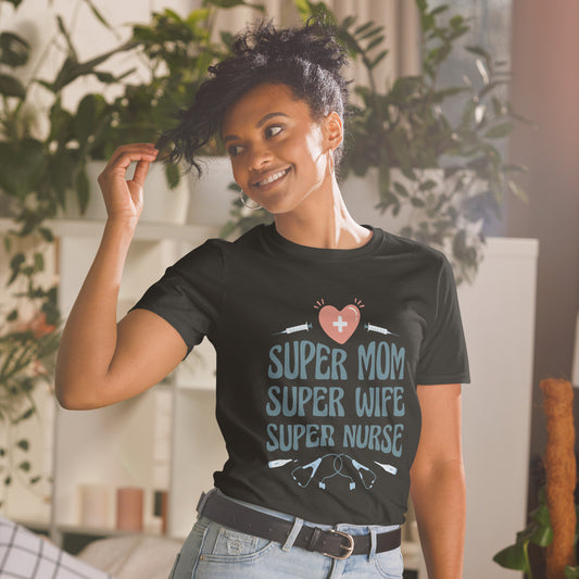 Damen-T-Shirt Super Mom