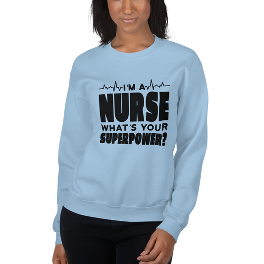 Pullover Nurse Superpower