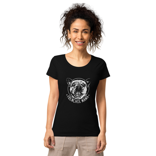 Basic Bio-T-Shirt für Damen Französische Bulldogge