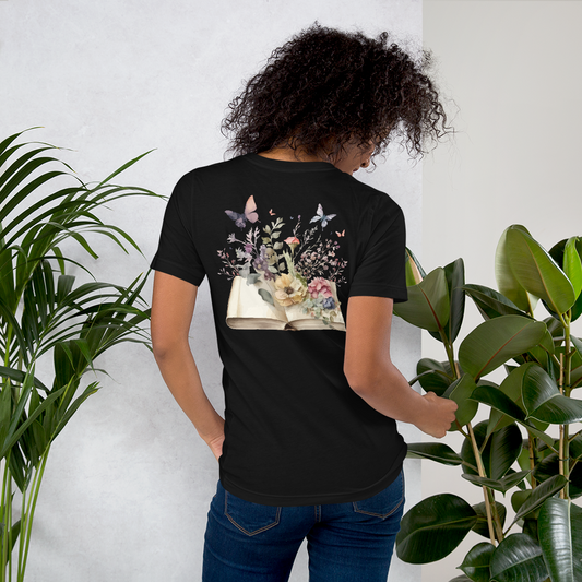 T-Shirt Flower / Book / Blumen